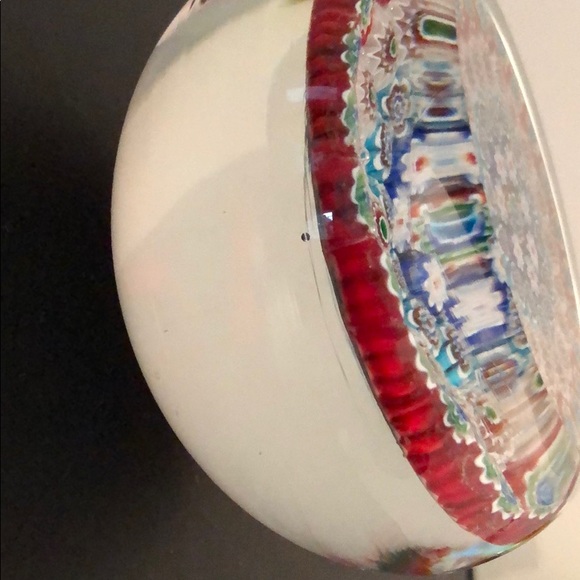 VINTAGE MURANO MILLEFIORI HANDBLOWN PAPERWEIGHT - Picture 6 of 11
